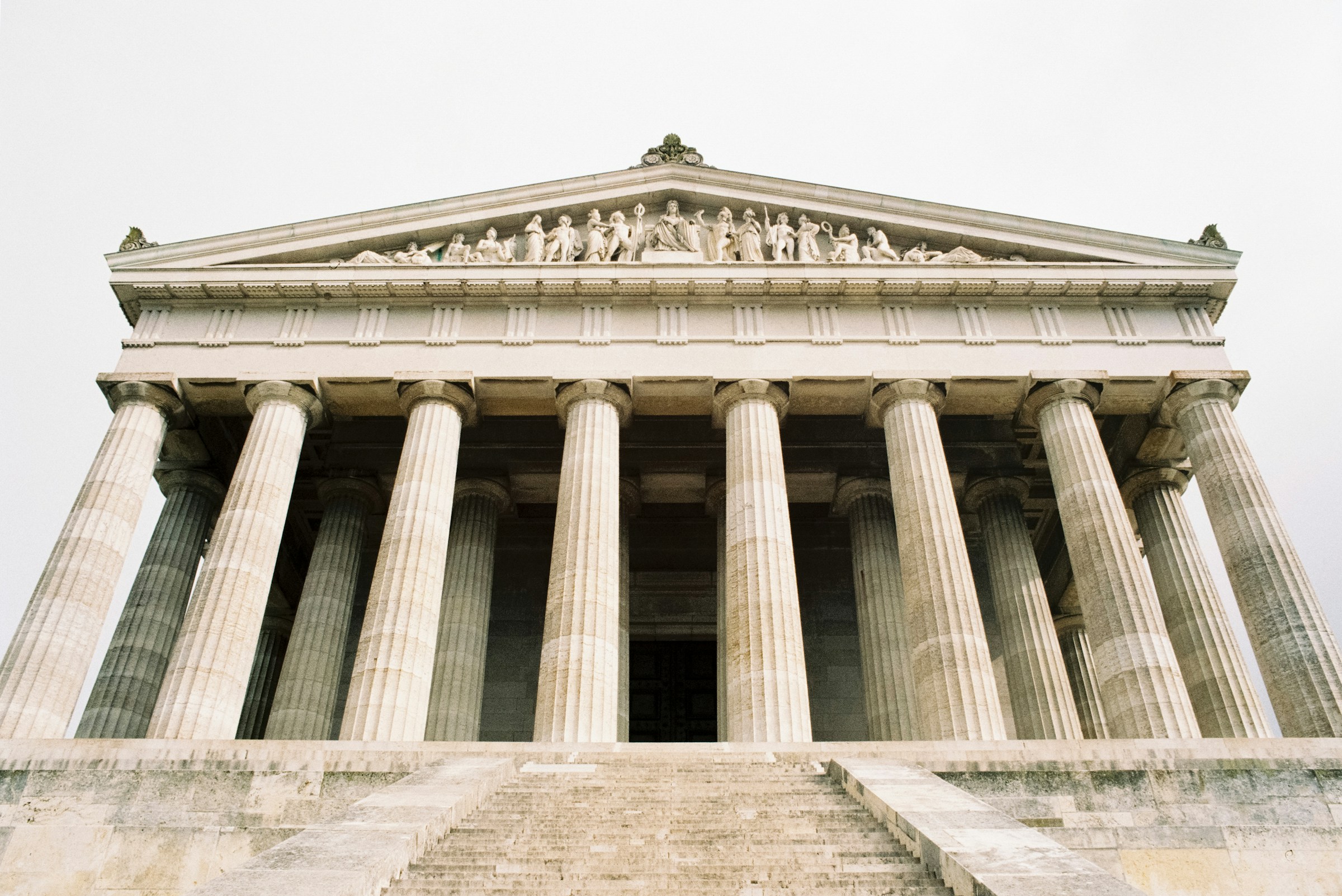 Neoclassical museum hall